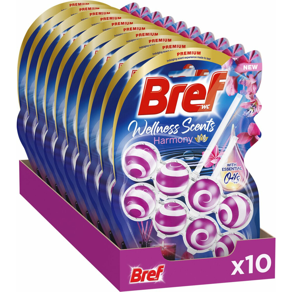 10x Bref Toiletblok Wellness Scents Harmony2 stuks