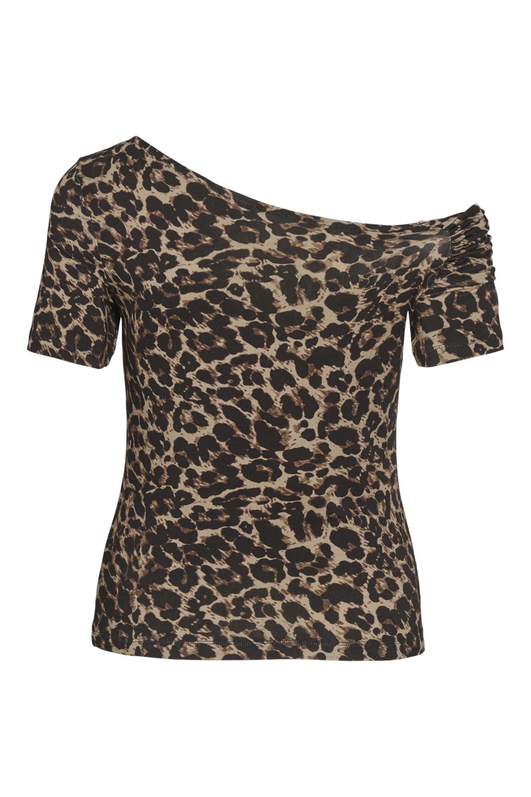 Vila Visuri S/S Printed Twist Top