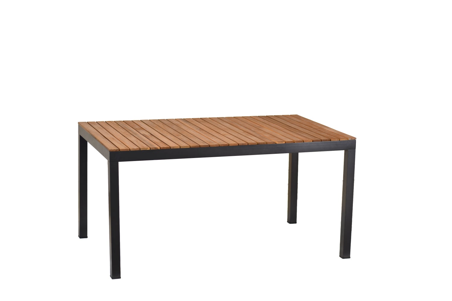 Siena tuinmeubelset 5-delig, klapstoel, tafel 150 x 90 cm, grafiet/grijs