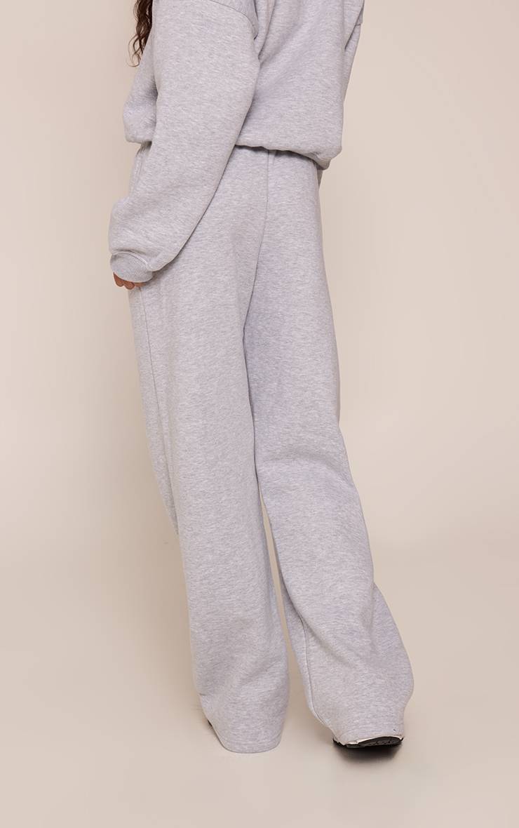 Gris Chiné Jogging Droit Imprimé Editions Gris Chiné