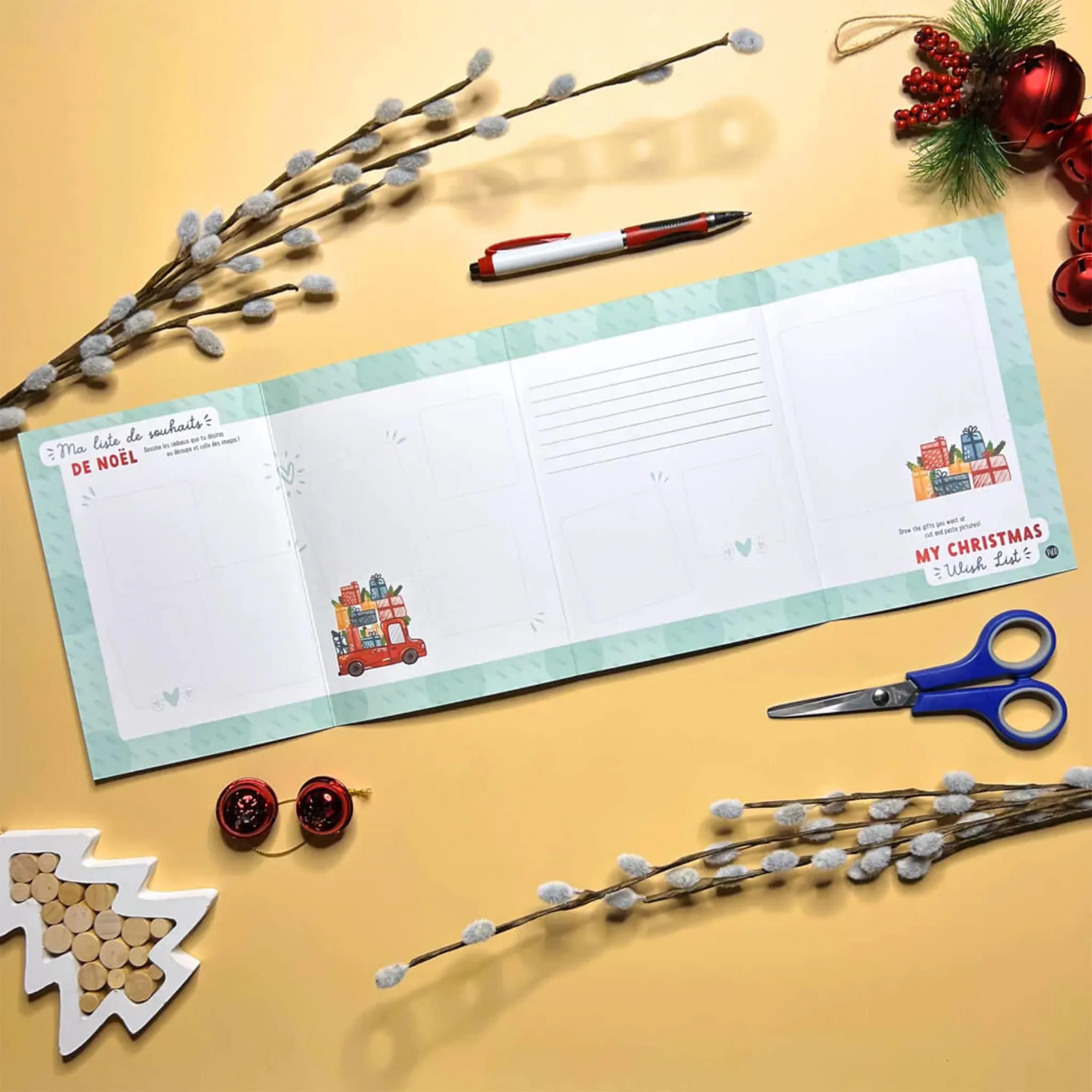 Pico Tatouages Ensemble Liste de Souhaits pour le Père Noël