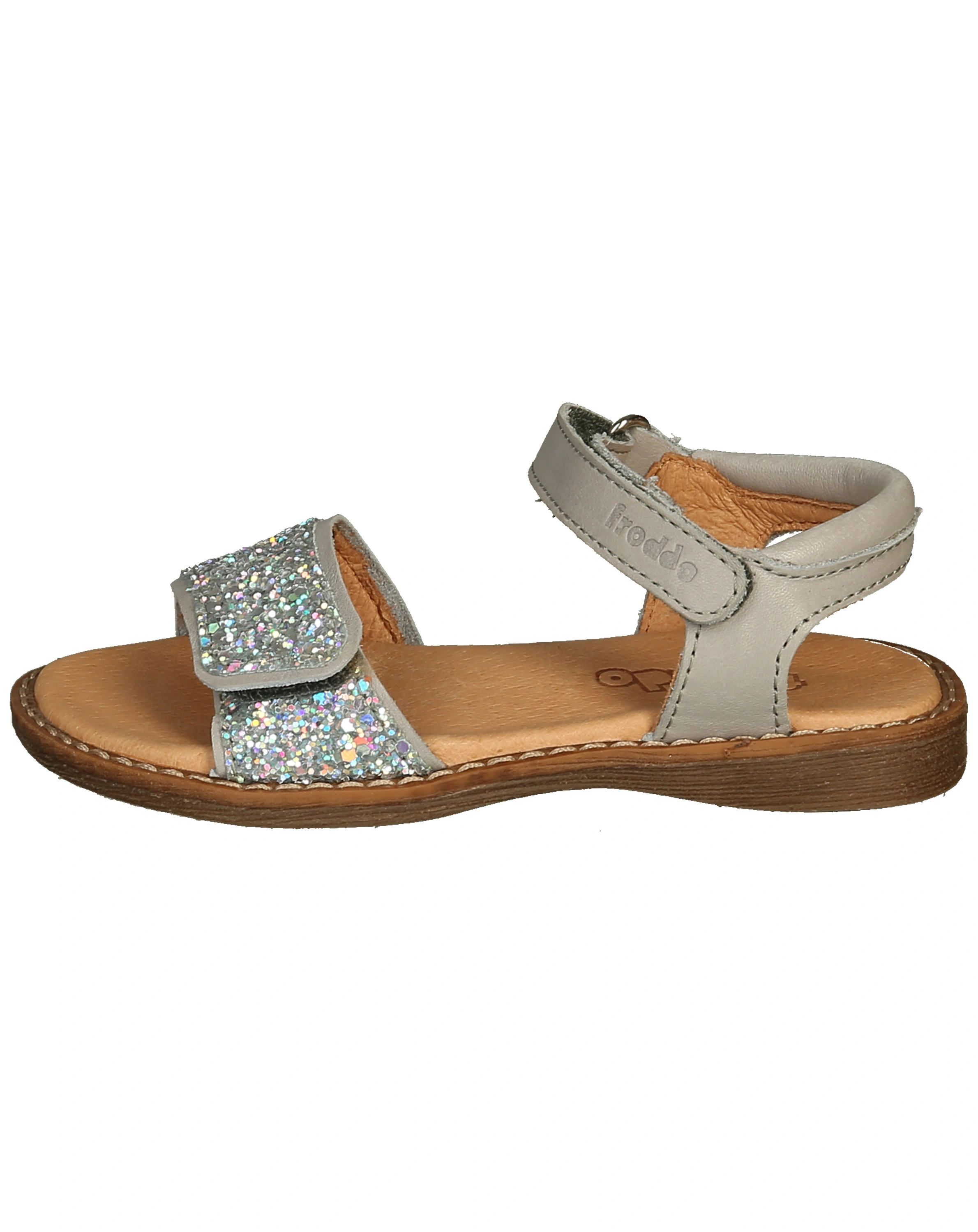 Sandale LORE SPARKLE in light grey