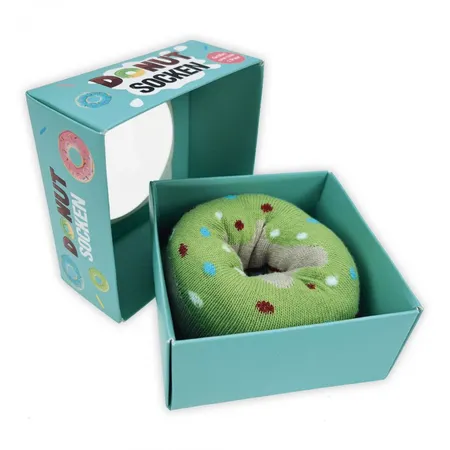 Trötsch Socken Donut, grün, 37 - 42