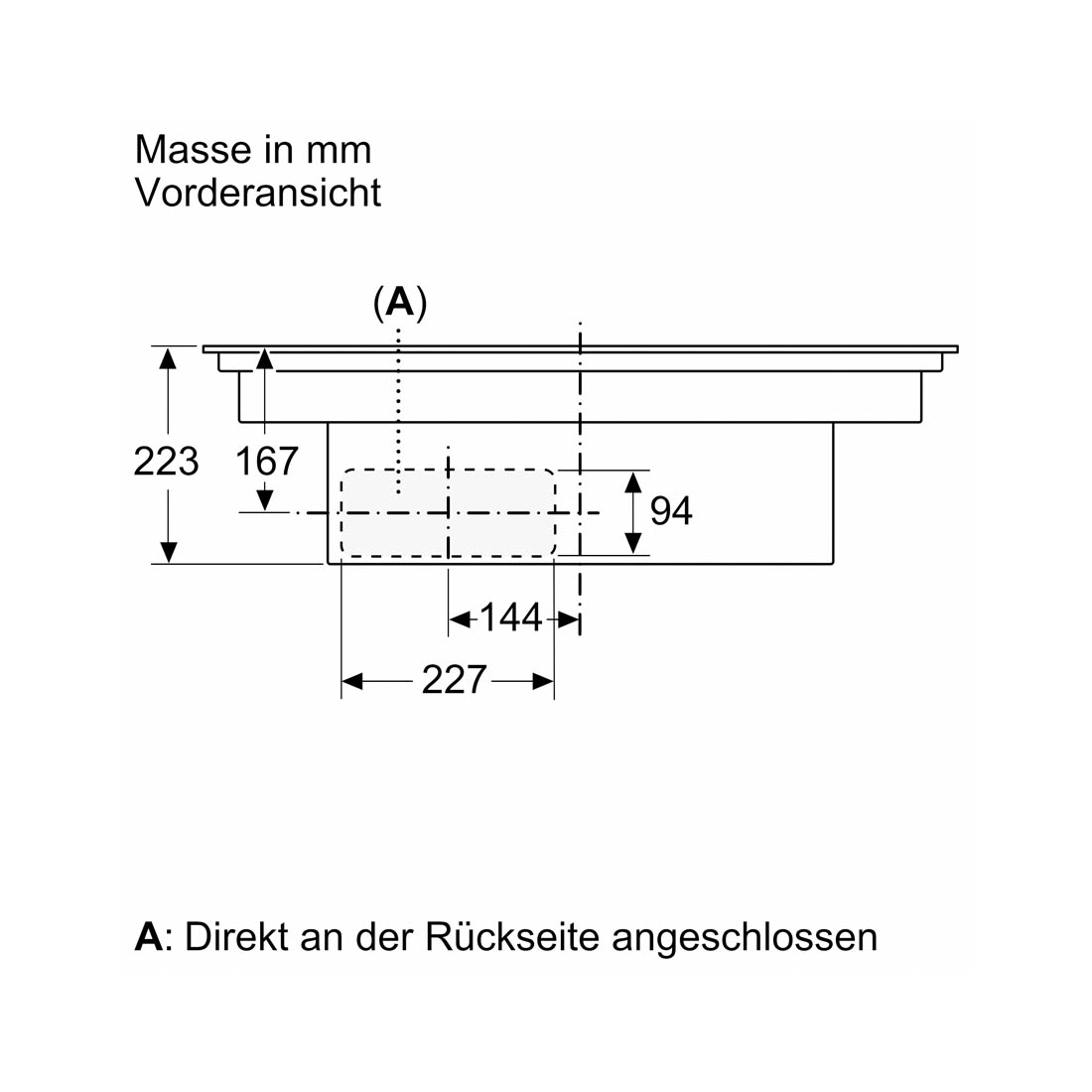 Bosch PVS811B16E Induktionskochfeld Rahmenlos mit integriertem Dunstabzug 80cm