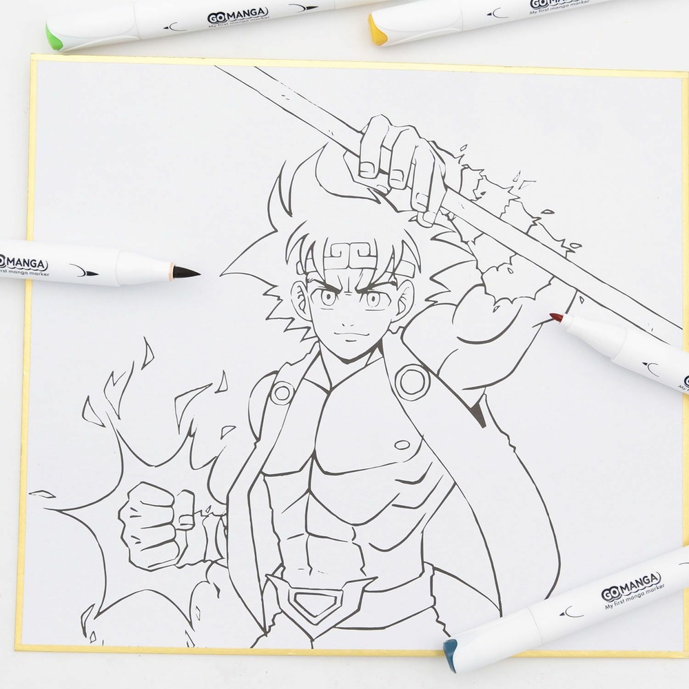 Kit de dessin my hero go manga - kyo