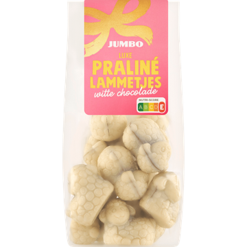 Jumbo Luxe Praliné Lammetjes Witte Chocolade 150 g