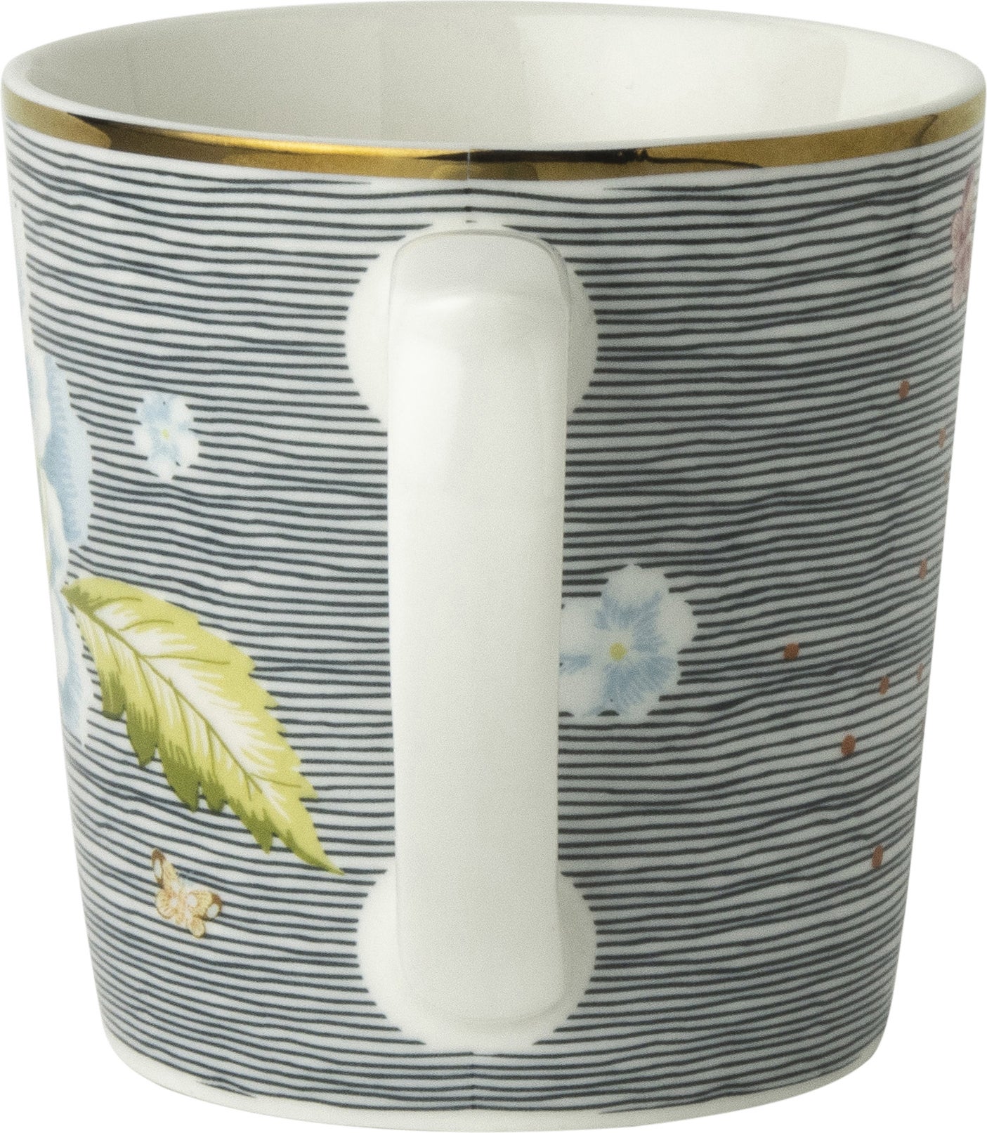 Laura Ashley mok Midnight Pinstripe blauw 0,35 L