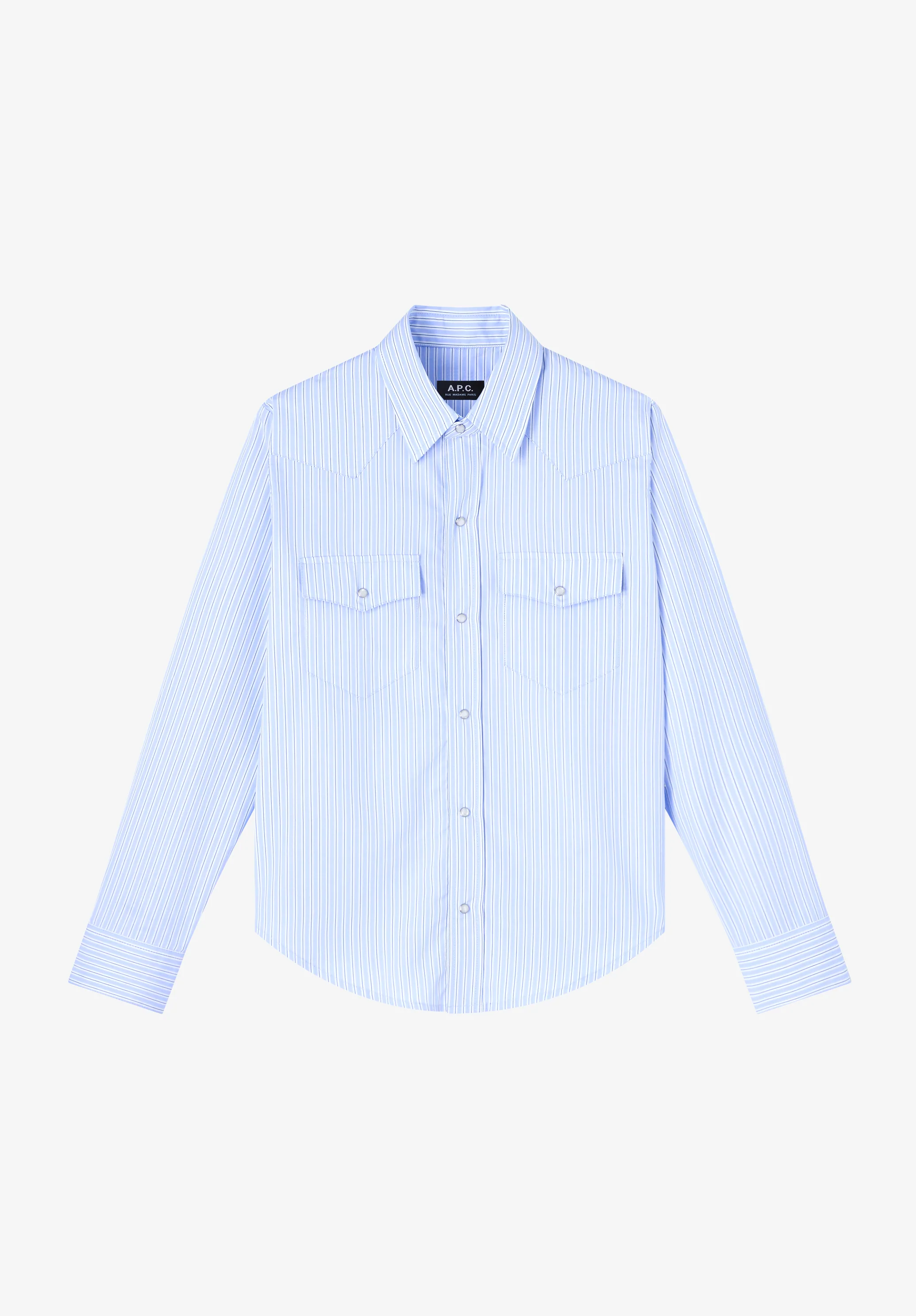 Chemise Western - Bleu clair