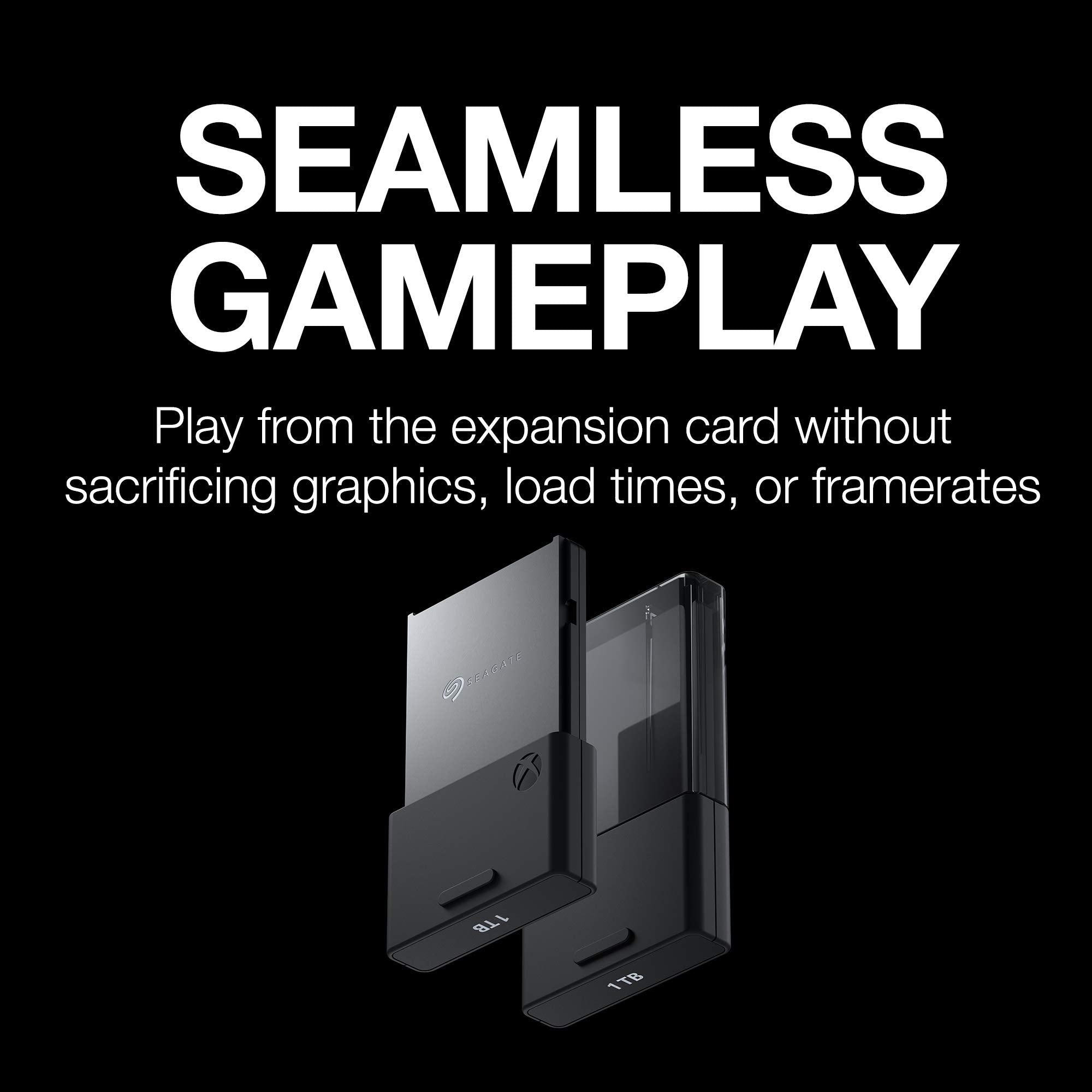 Seagate Expansion Card pour Xbox Series X|S SSD 1To, Plug and Play NVMe SSD Expansion, officiel permis, Services Rescue (STJR1000400)