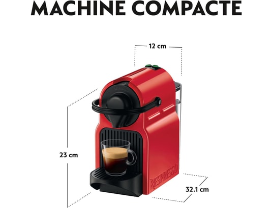 KRUPS - Nespresso Inissia rouge YY1531FD