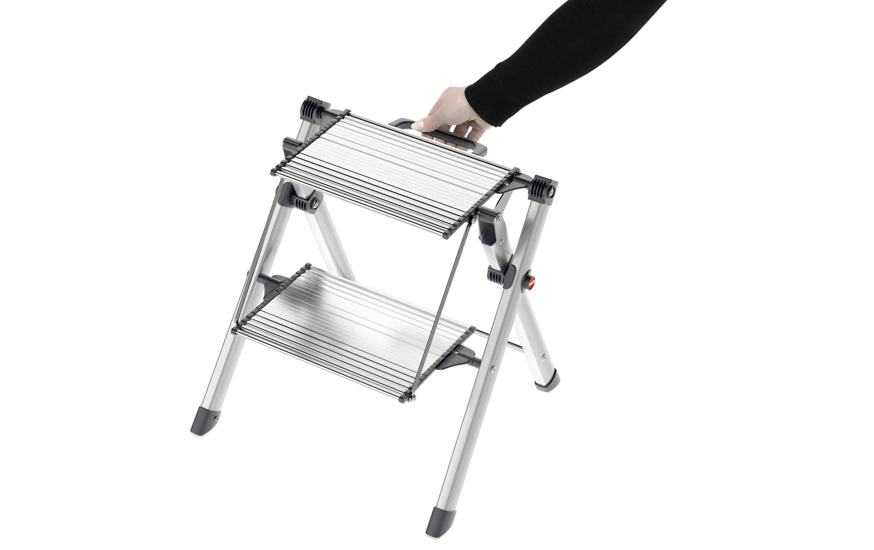 Trittleiter MK80 Comfort Line 2 StufenDer kompakte Komfort-Klapptritt