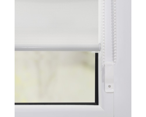 Lichtblick dubbel rolgordijn, zonder boren, wit, 45x150 cm, inclusief klembeugels