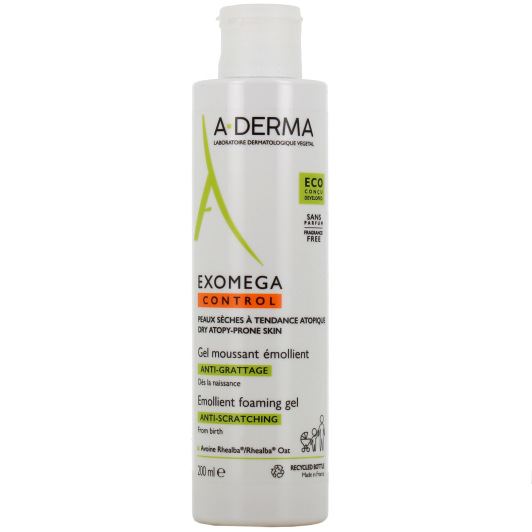 A Derma Gel moussant anti grattage Exomega Control - Peau atopique
