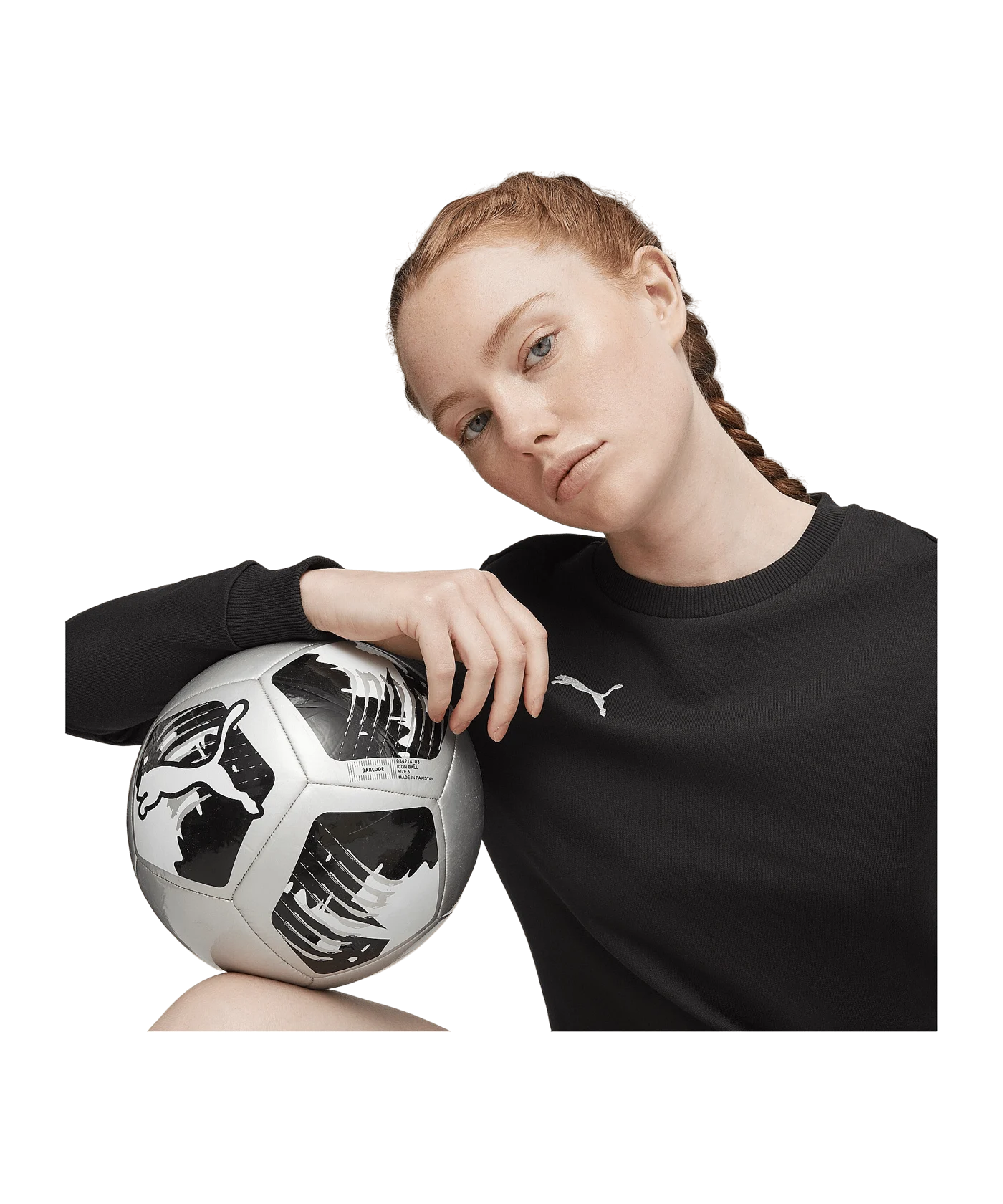PUMA teamGOAL Casuals Sweatshirt Damen Schwarz F03