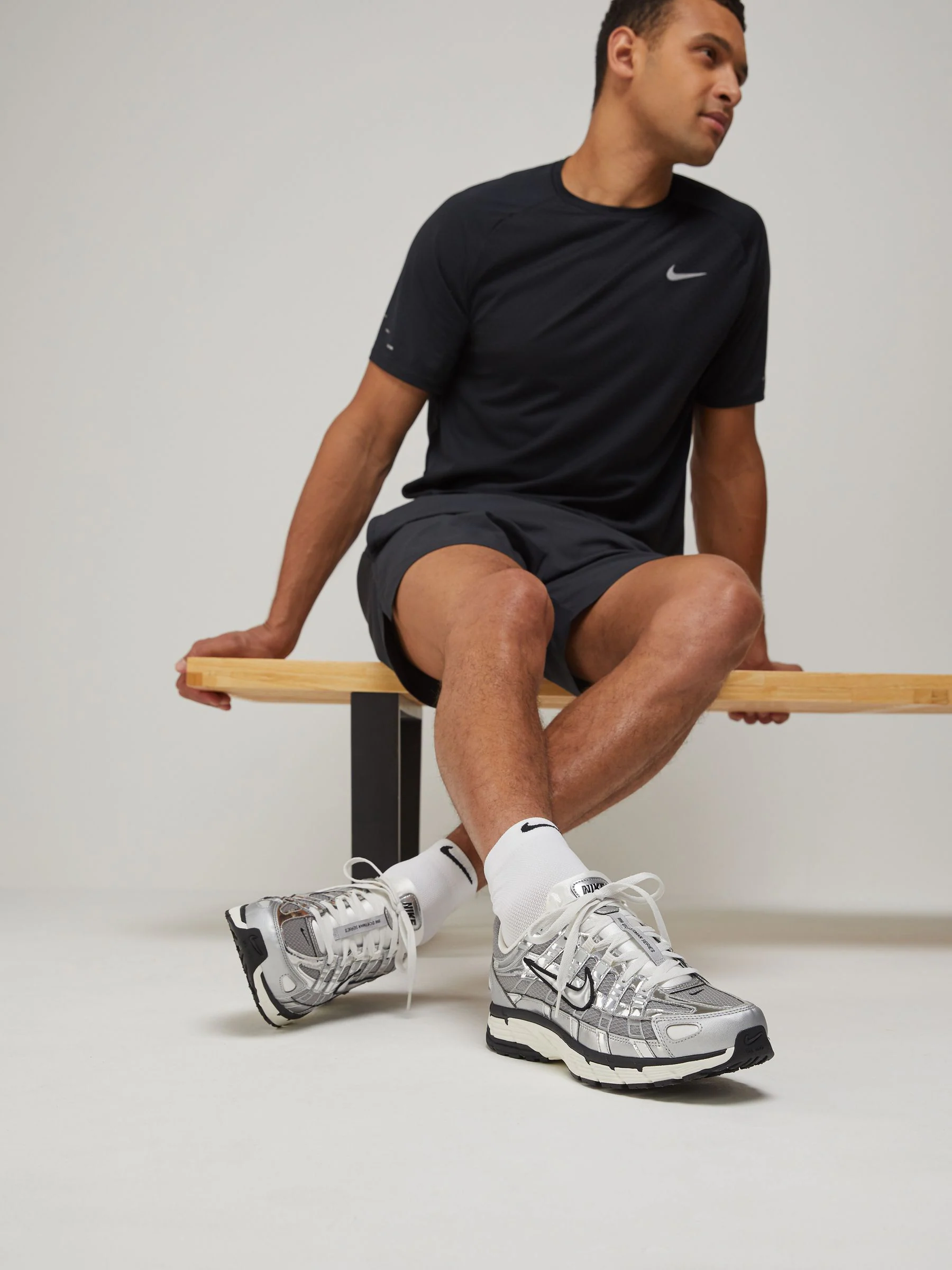 Grijs/zilver - Nike P-6000 sneakers