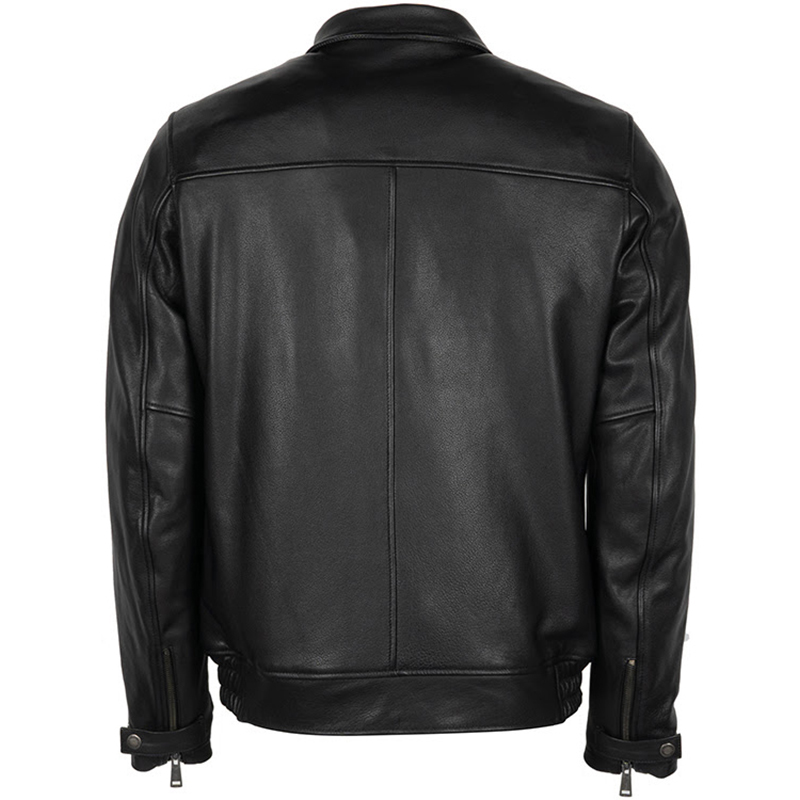 Helstons - Blouson Benny Cuir Rag Noir