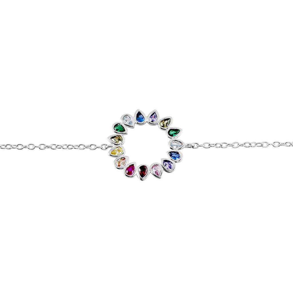 Bracelet Argent Blanc Ethem Oxydes De Zirconium Spinelles