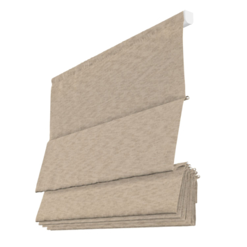 Vouwgordijn Jula 4857 kh caramel