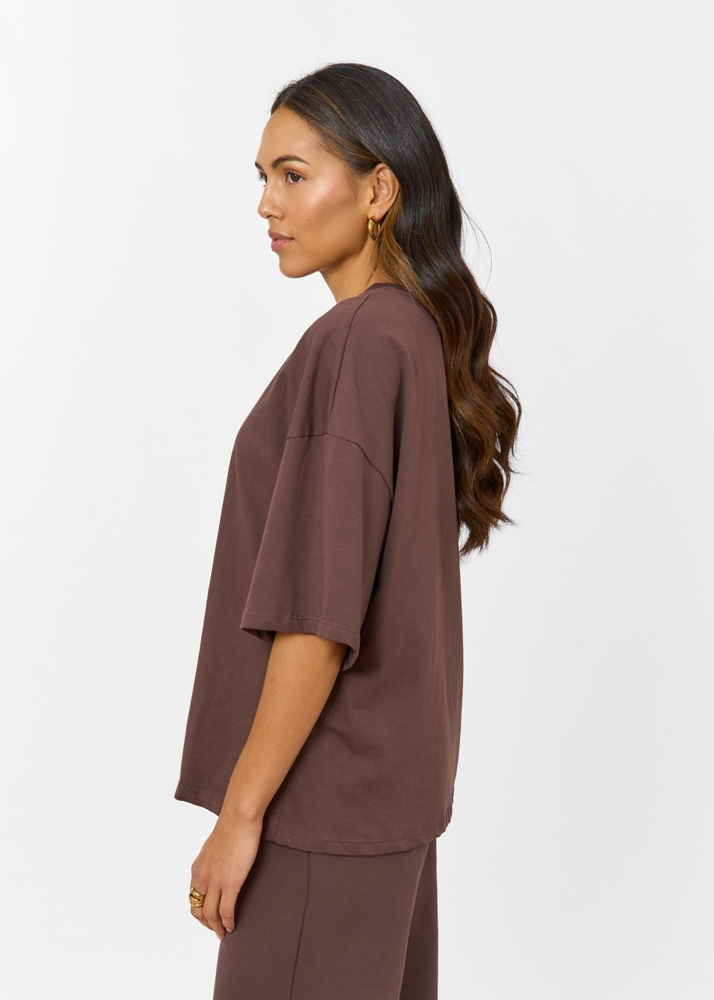Boxy tee choco