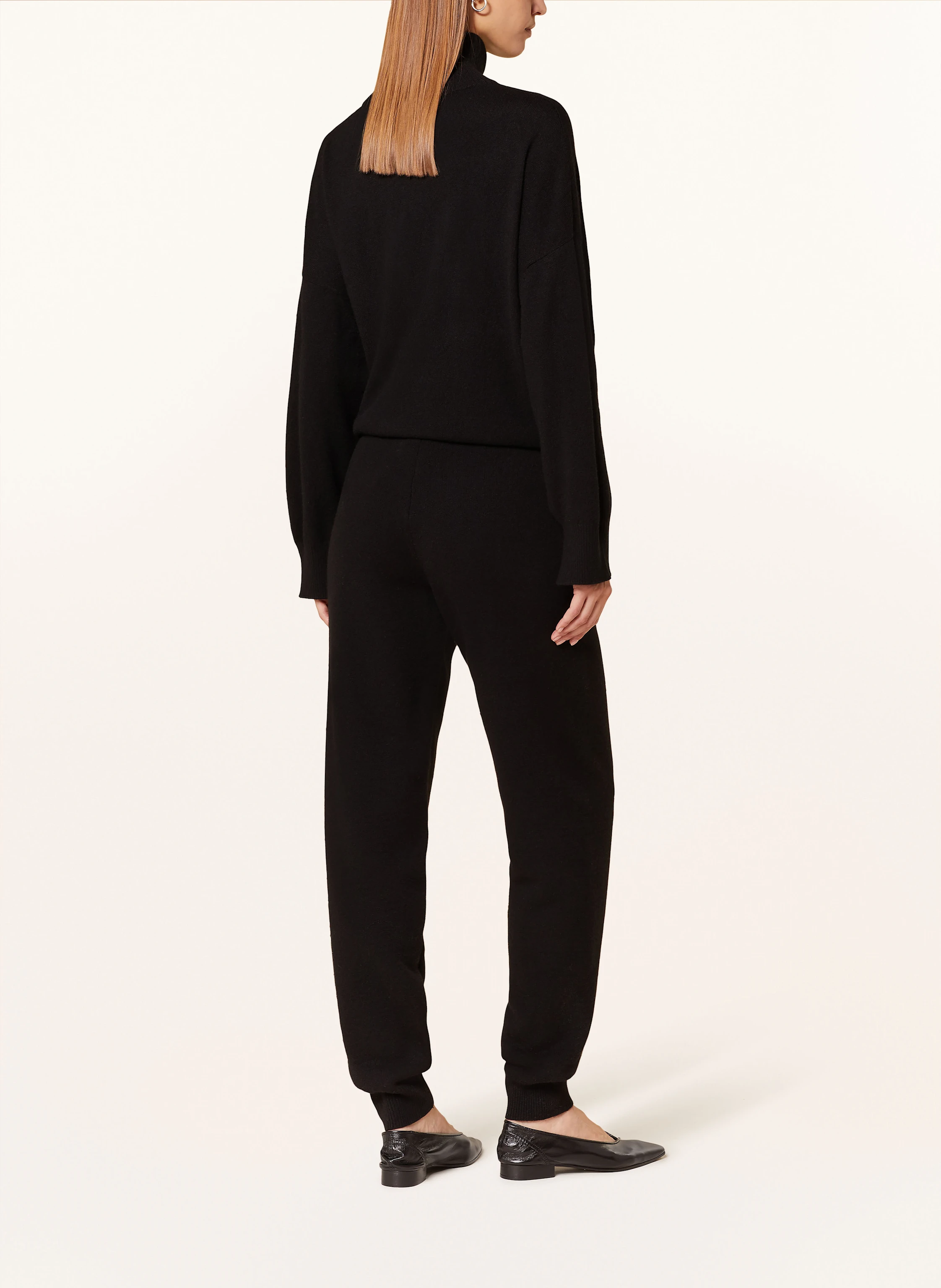 LOULOU STUDIO Strickhose HESPERO im Jogging-Stil aus Cashmere