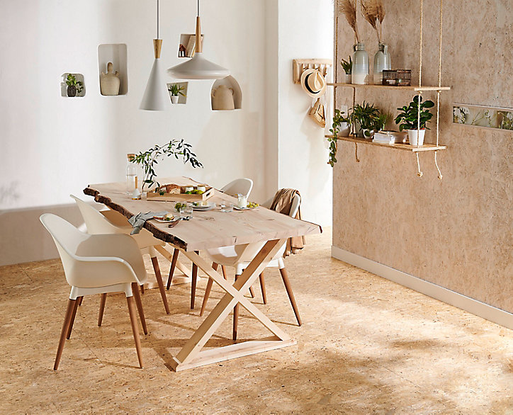 Pied de table bois brut L.79 x h.74 cm