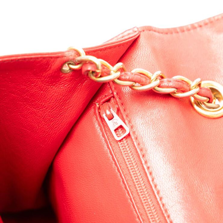 Chanel Vintage Chanel Crossbody Bag Red