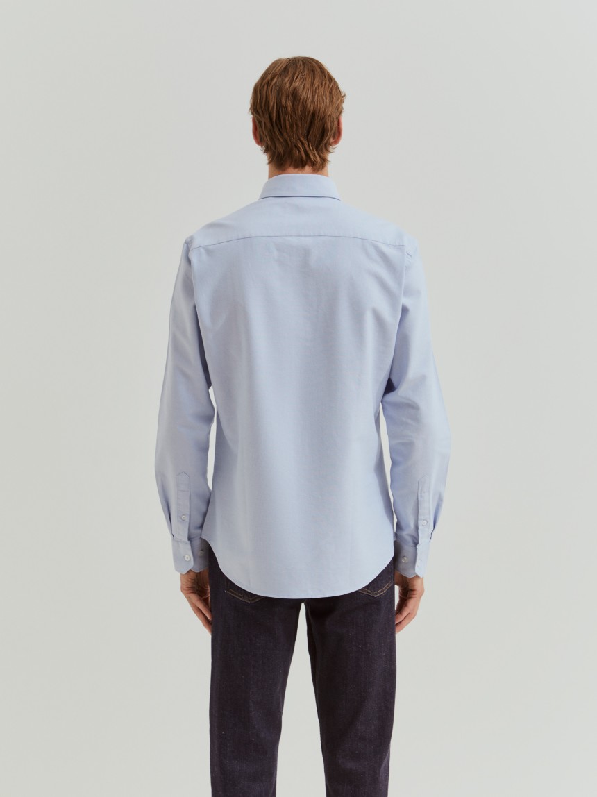 Camisa oxford slim fit