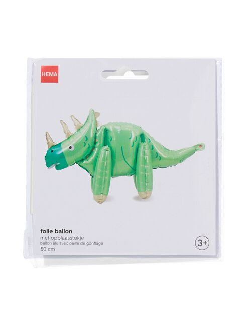 ballon aluminium 3D dino 50 cm