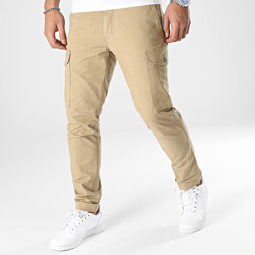 Pantalon Cargo Slim A4826 Beige