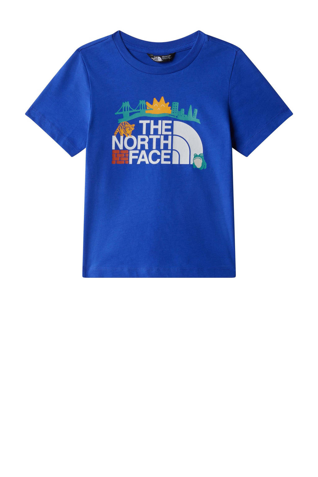 The North Face T-shirt Trail Map blauw