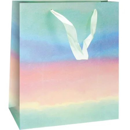 Trötsch Geschenktasche Rainbow Glitter medium, 1 Stück, 4-fach sortiert