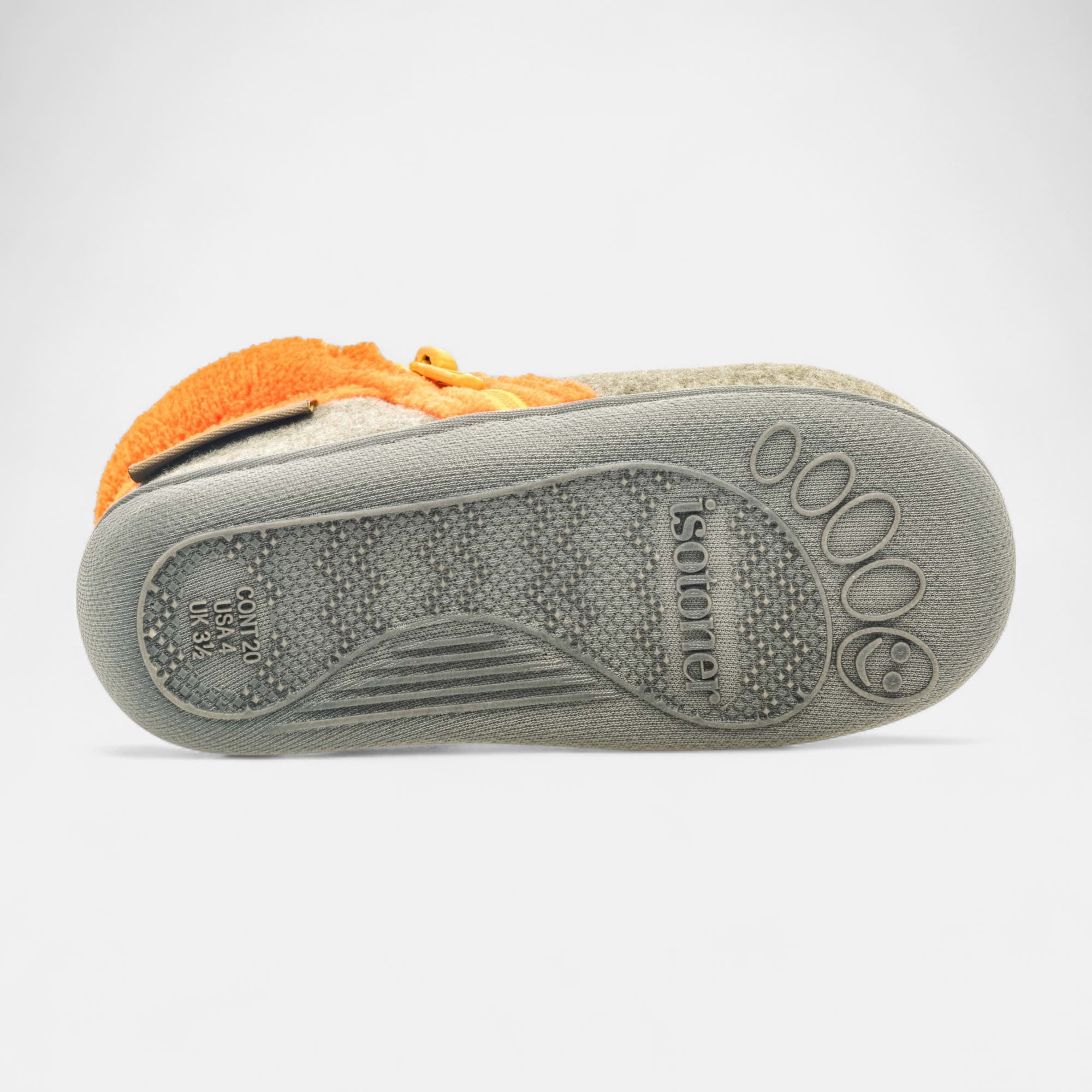 Pantoufles botillons zippés Bébé garçon kaki