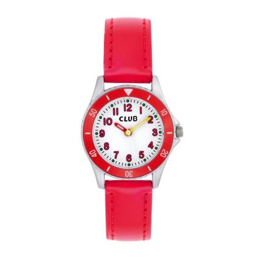 Club A56530-3S0A Børneur, Red, 30 mm