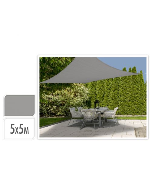 Homestyle Schaduwdoek Vierkant - Tuinmeubelen - 5x5 m