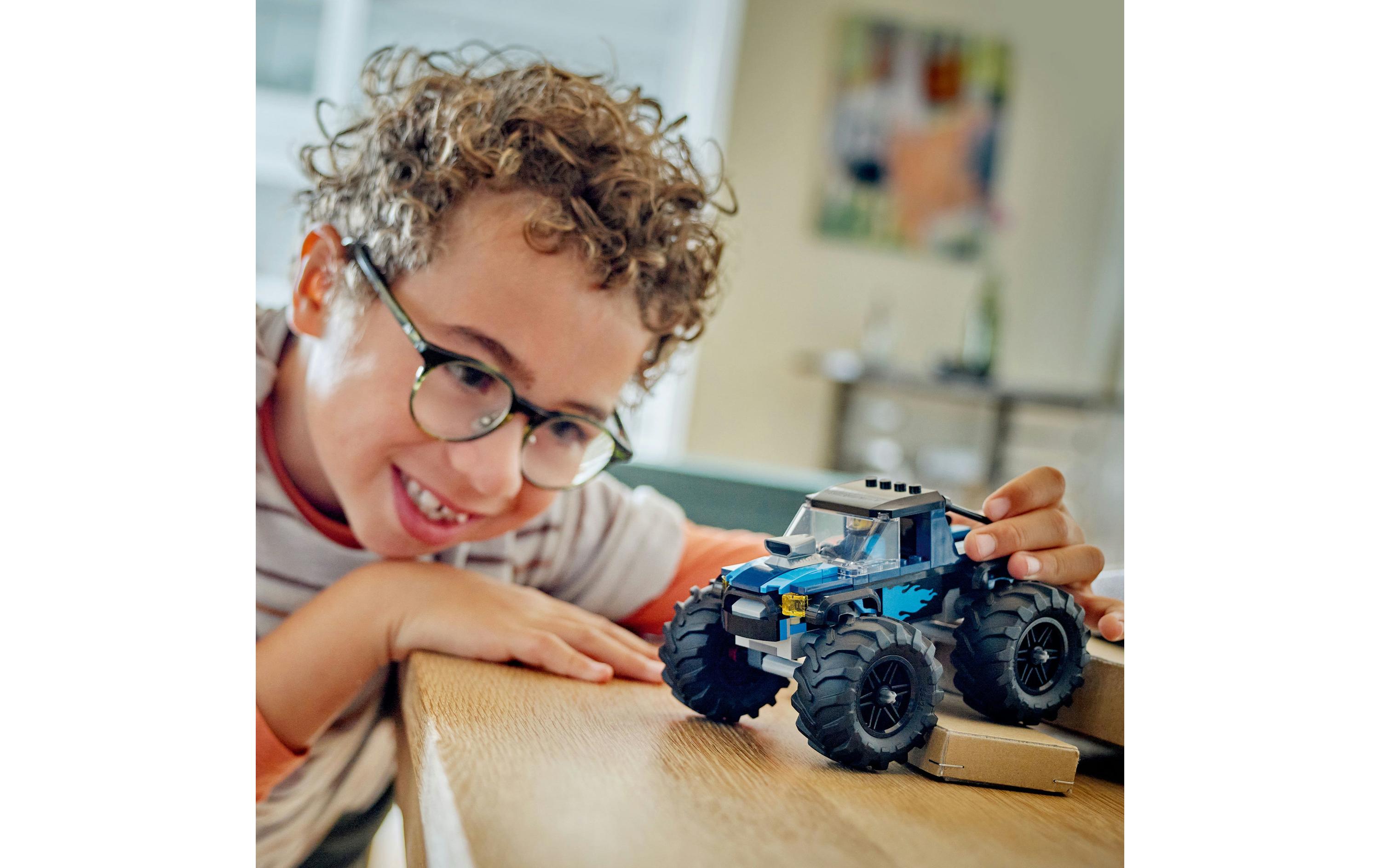 City Blauer Monstertruck 60402Fahrzeug-Set für riesigen Spielspass