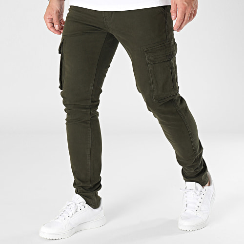 Pantalon Cargo Vert Kaki