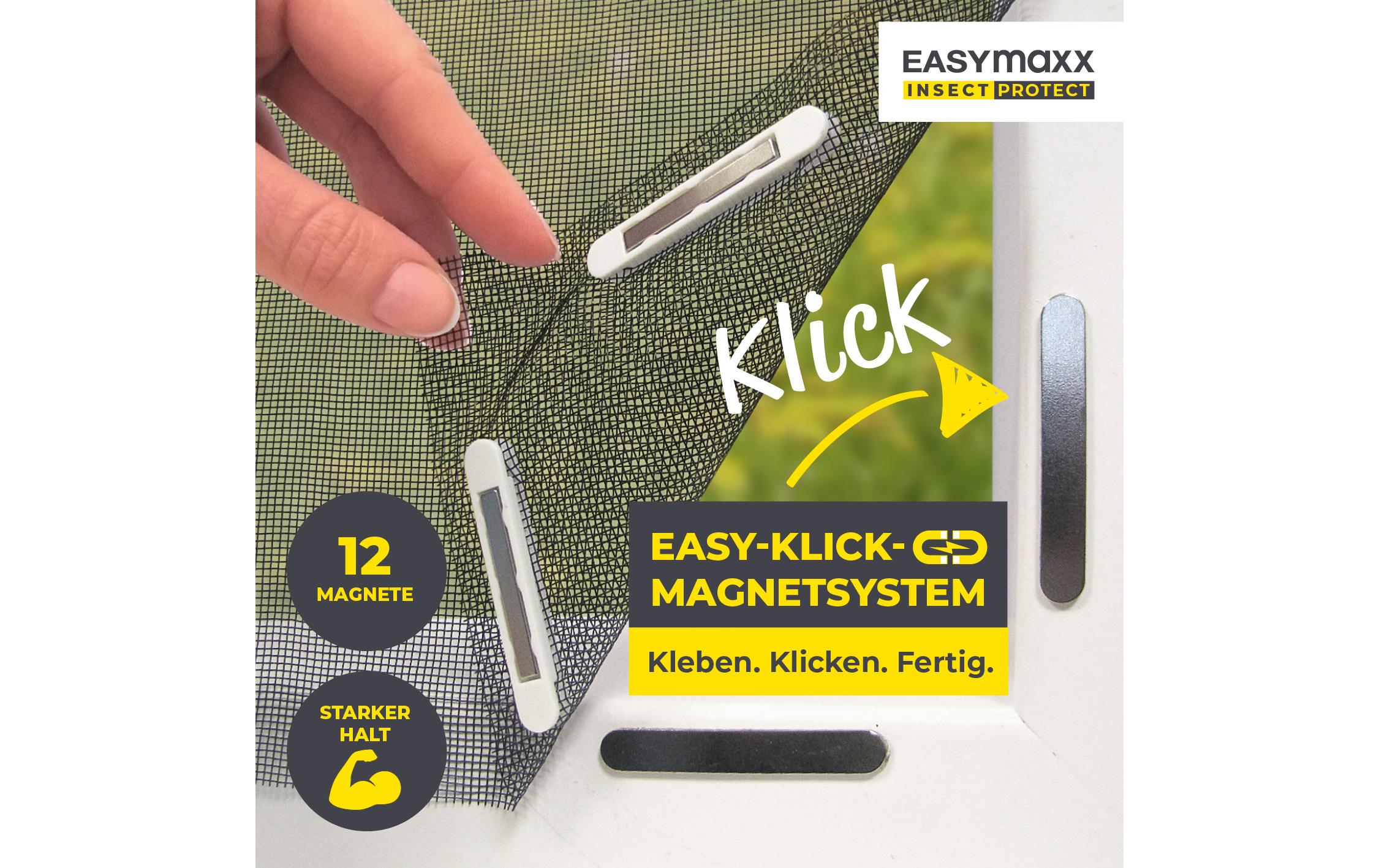 Fliegengitter Magic Click 1.5 x 1.3 mFenster-Moskitonetz