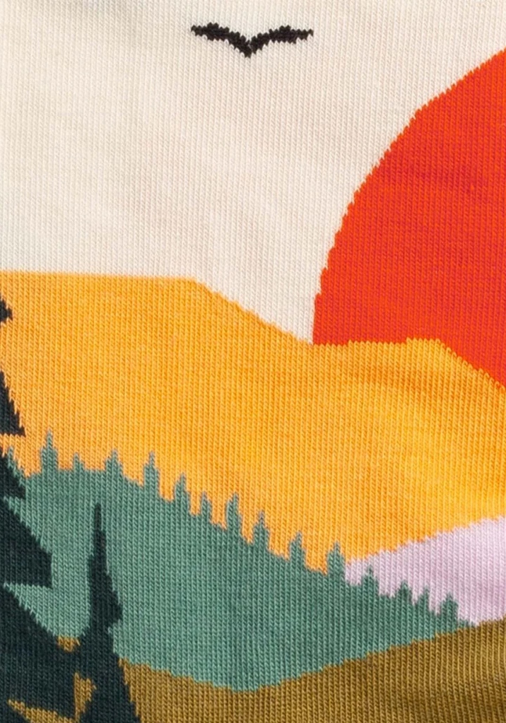 DillySocks Socken Forest Sunset