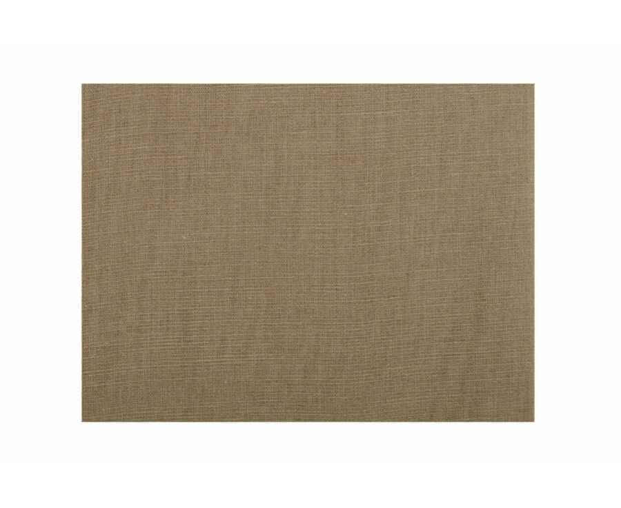Chemise coton et lin taupe - Poche poitrine - COLTEN MC