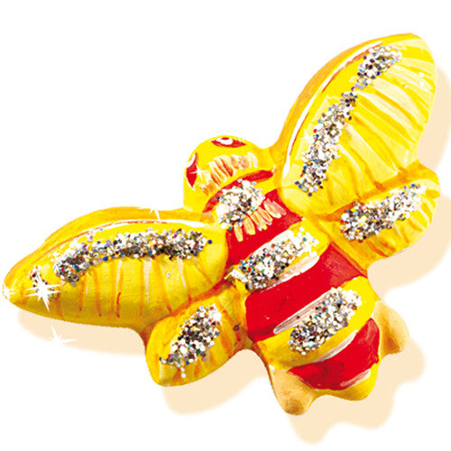 Ses creative gips- en verfpakket - vlinders en glitter- 8st