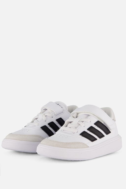 Adidas Courtblock Sneakers wit Imitatieleer