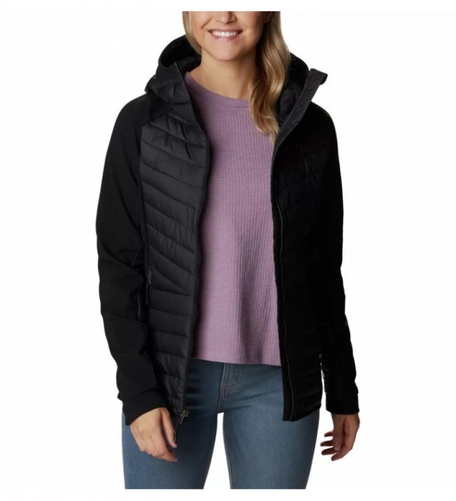 Jaqueta híbrida Columbia Powder Lite, preta