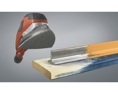 Schuurscherm delta kwb 97x136 mm korrel 80 voor deltaschuurmachines