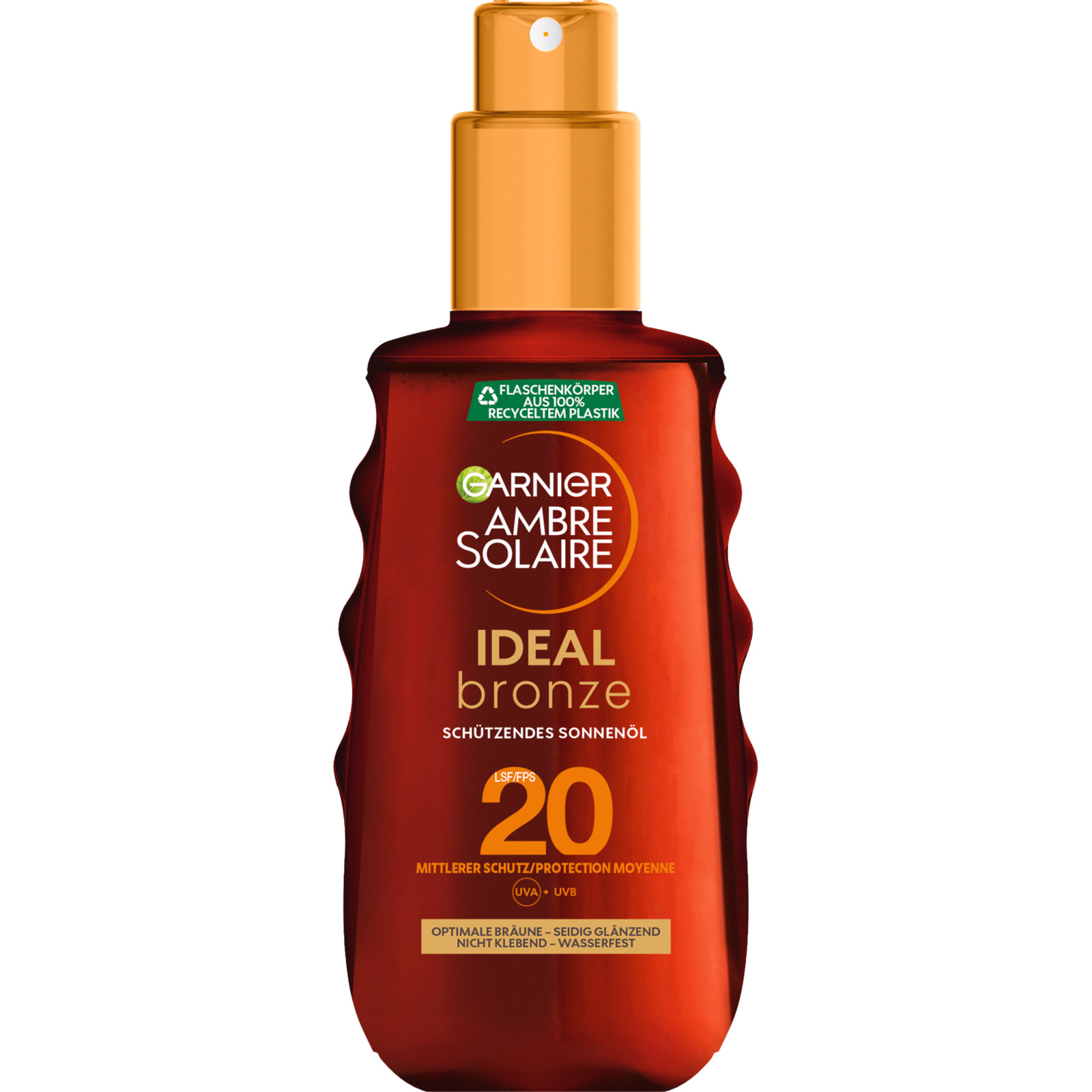 Garnier Ambre Solaire Schützendes Sonnenöl Ideal Bronze LSF 20 150 ml