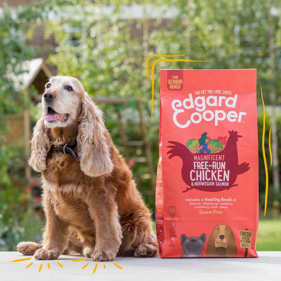 Edgard & Cooper hondenvoer verse scharrelkip en Noorse zalm senior 2,5 kg
