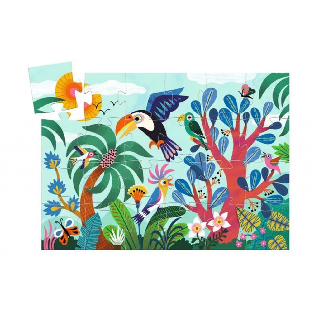 Puzzle Silhouette - Coco le Toucan - 24 Pièces