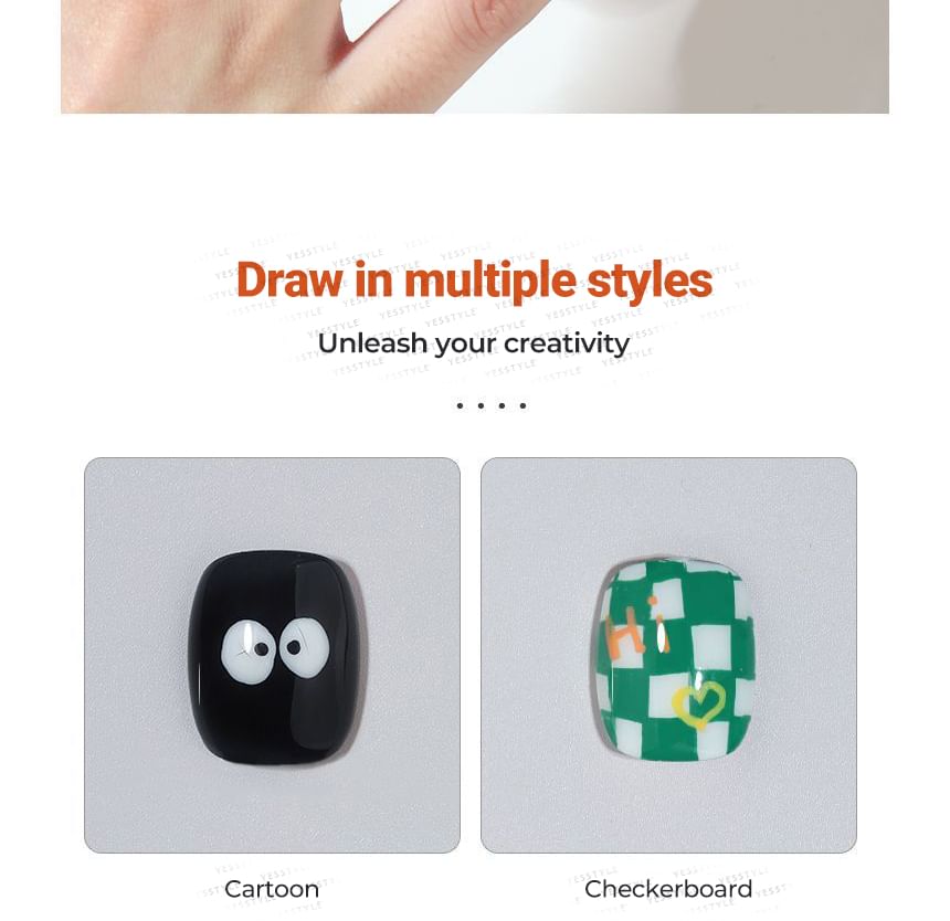 Padoma - Nail Art Marker Pen (verschillende designs)