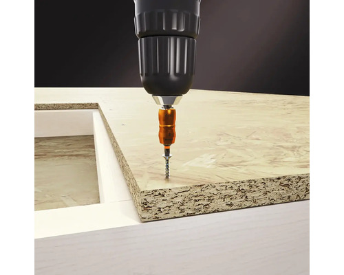 HECO-TOPIX-plus verzonken kop installatieschroef met freesholtes TX voldraad 4,5x50 mm blauw verzinkt 200 stuks