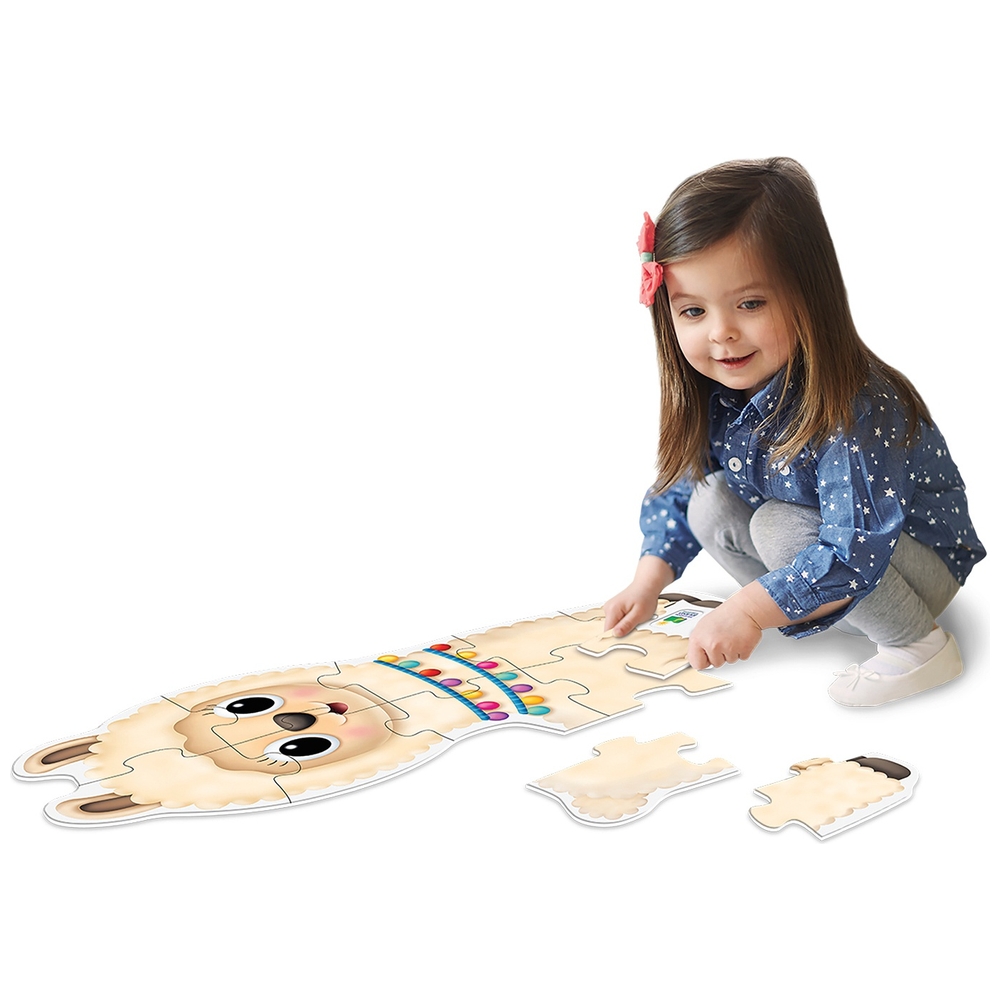 Puzzle-Mania: 4 x 12-teiliges Riesenpuzzle-Set mit Tiermotiven