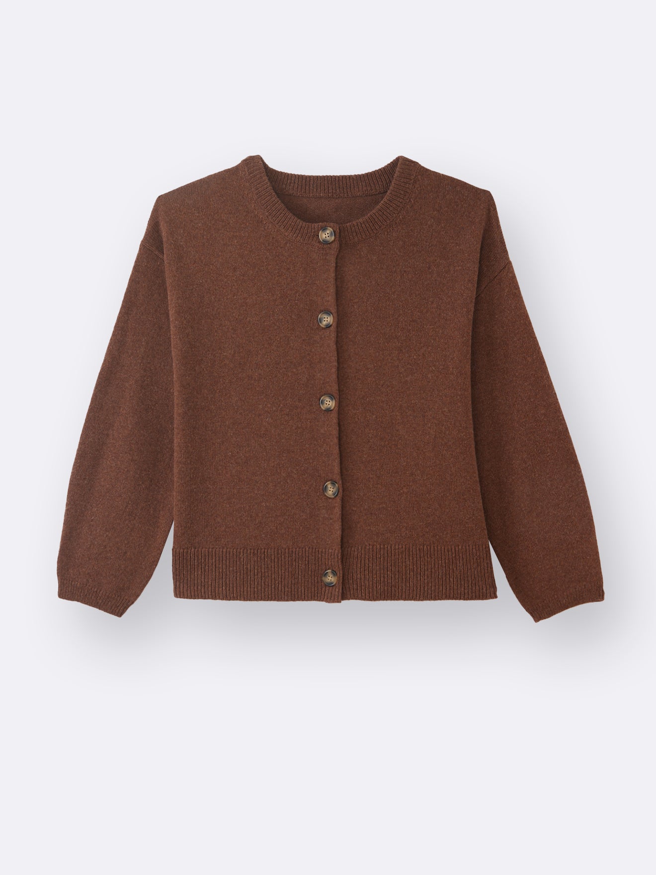 Cardigan boxy femme laine mérinos RWS*